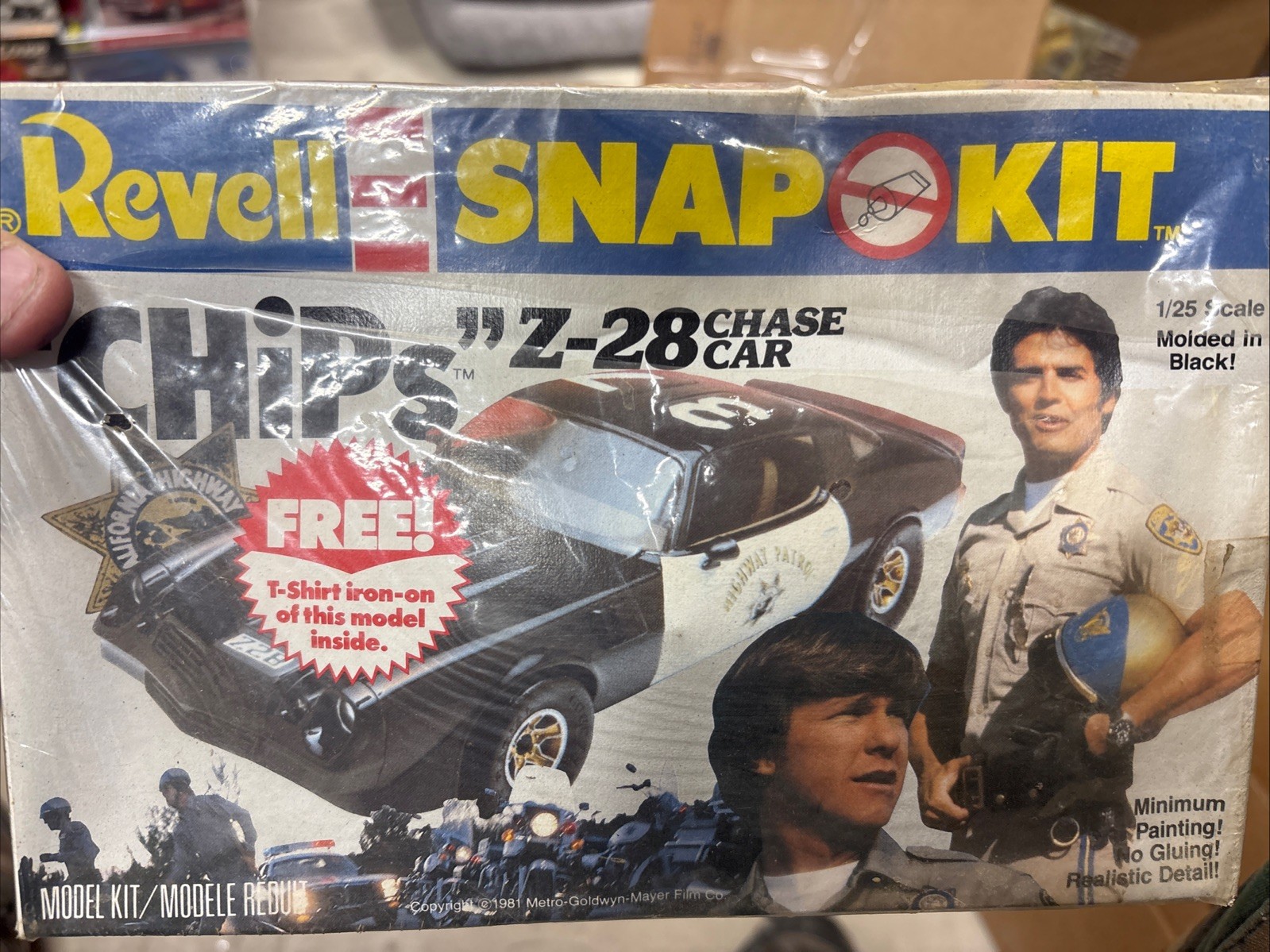 1981 Revell CHiPs Z-28 Chase Car Snap Model Kit FACTORY SEALED 1981 Revell CHiPs Z-28 Chase Car Snap Model Kit FACTORY SEALED