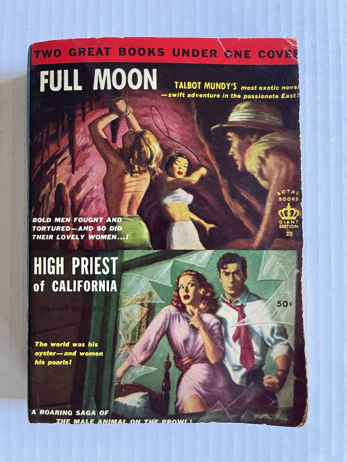 High Priest of California Charles Willeford / Full Moon Talbot Mundy Royal G-20 High Priest of California Charles Willeford / Full Moon Talbot Mundy Royal G-20