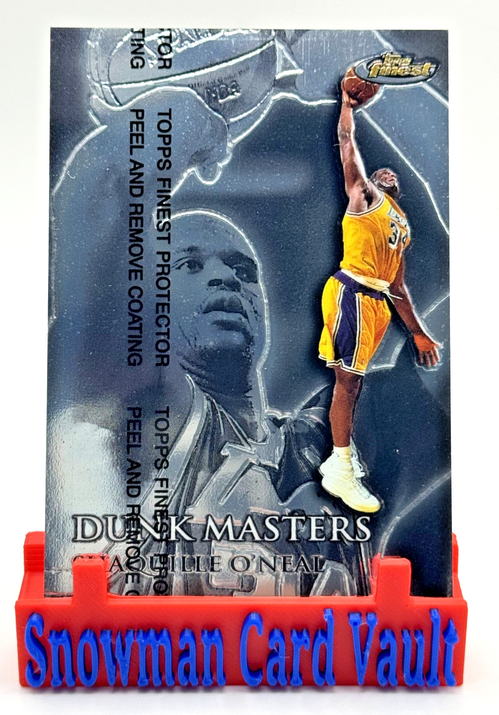 1999-00 Topps Finest - Dunk Masters Shaquille O\'Neal #DM2 /750 - JC