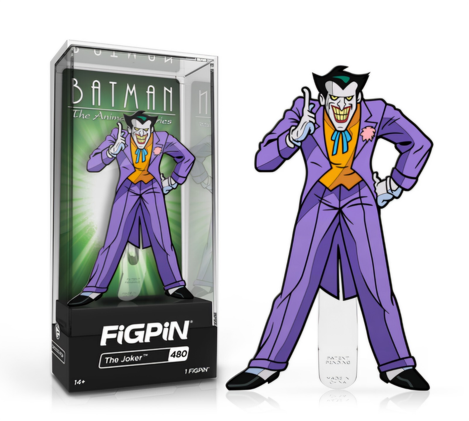 FiGPiN Classic: Joker #480 Batman Animated Series 1st Edition 