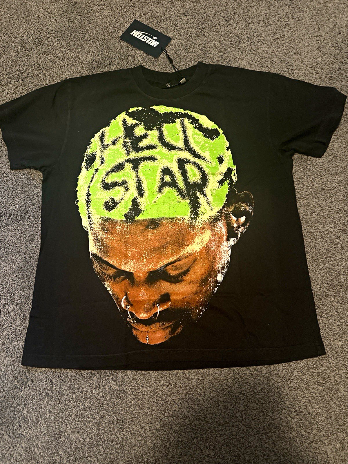 HELLSTAR Greatest Hits Rodman Tee - Medium HELLSTAR Greatest Hits Rodman Tee - Medium