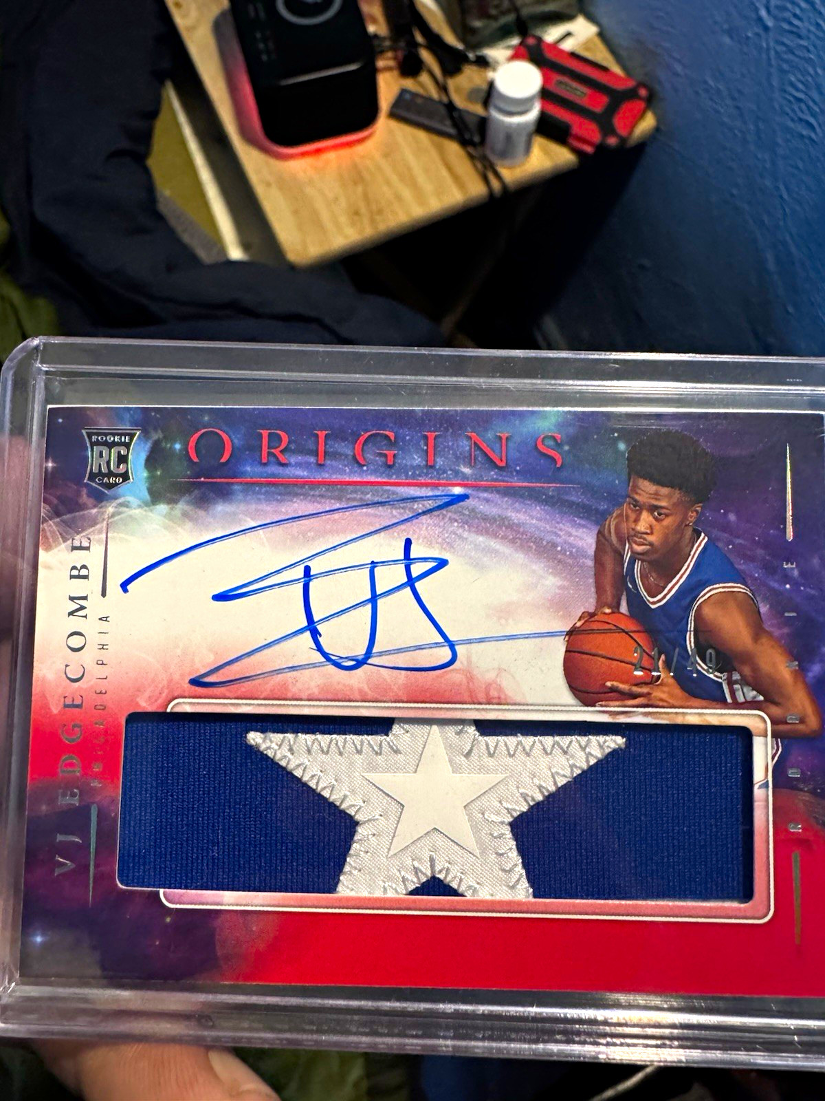 Panini 2025-26 Origins VJ Edgecombe Rookie Jersey Auto RJA-VJE Philadelphia /49 Panini 2025-26 Origins VJ Edgecombe Rookie Jersey Auto RJA-VJE Philadelphia /49