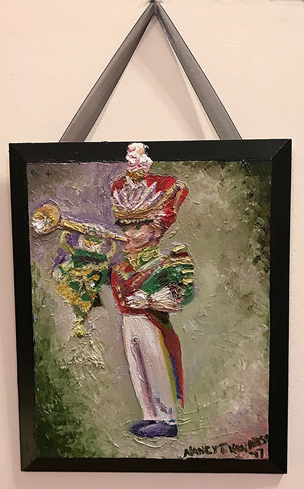 Toy Soldier, Original Oil Painting, One-of-a-kind, Holiday Art