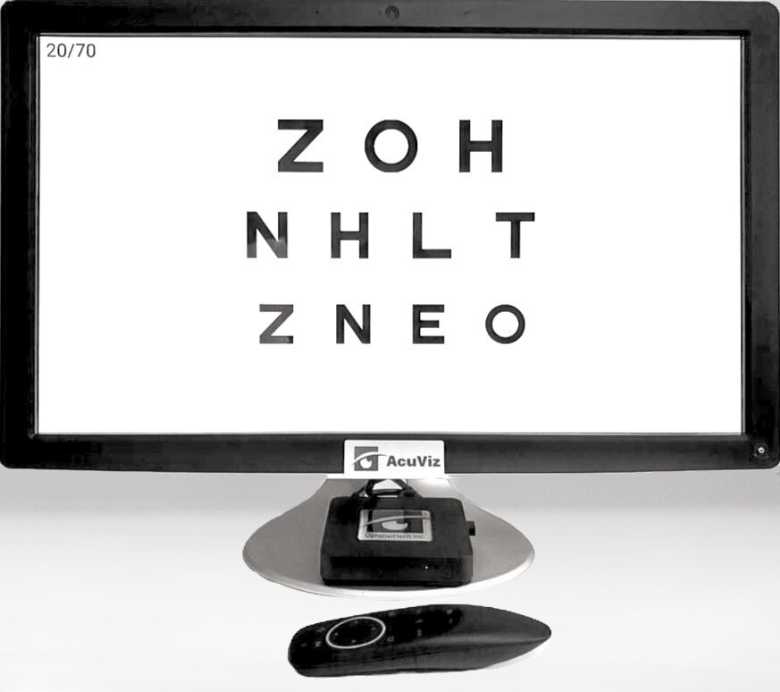 Acuviz Visual Acuity System-Computerized Eye Chart /Lifetime warranty