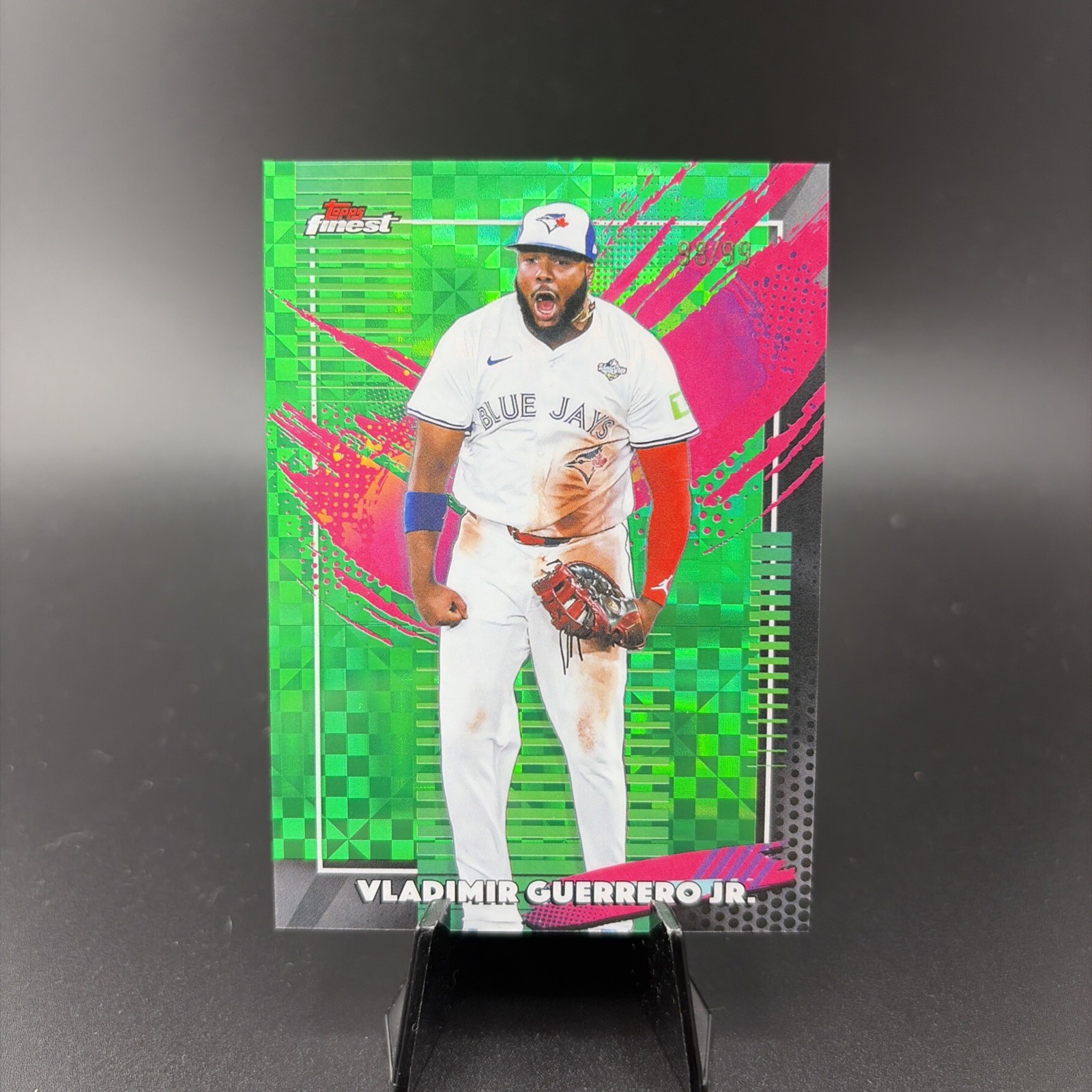 VLADIMIR GUERRERO JR. 2026 TOPPS FINEST RARE GREEN X-FRACTOR /99 #300 JAYS