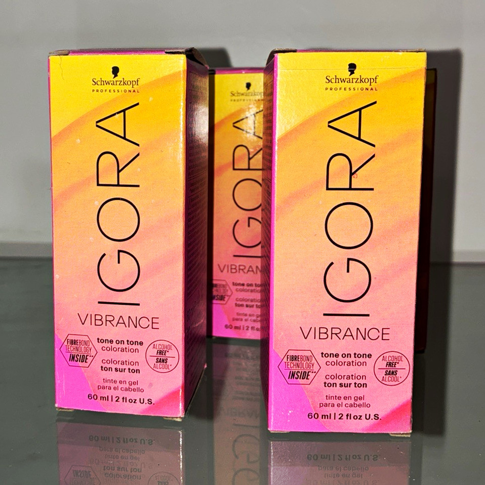 Schwarzkopf Professional IGORA VIBRANCE Gel Hair Toner Alcohol-Free 2 fl oz Schwarzkopf Professional IGORA VIBRANCE Gel Hair Toner Alcohol-Free 2 fl oz