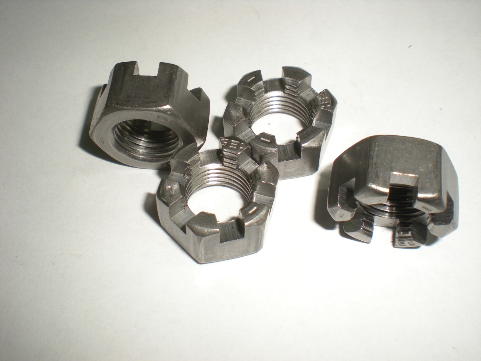 4X 1/2-20 Slotted Hex Castle Nuts 1/2\ 4X 1/2-20 Slotted Hex Castle Nuts 1/2\
