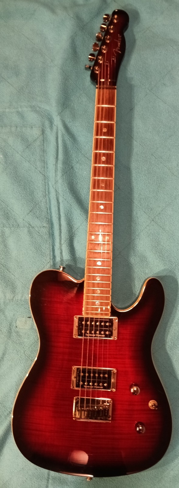 Fender Special Edition Custom Telecaster FMT HH 2005 Korea Black Cherry Set Neck
