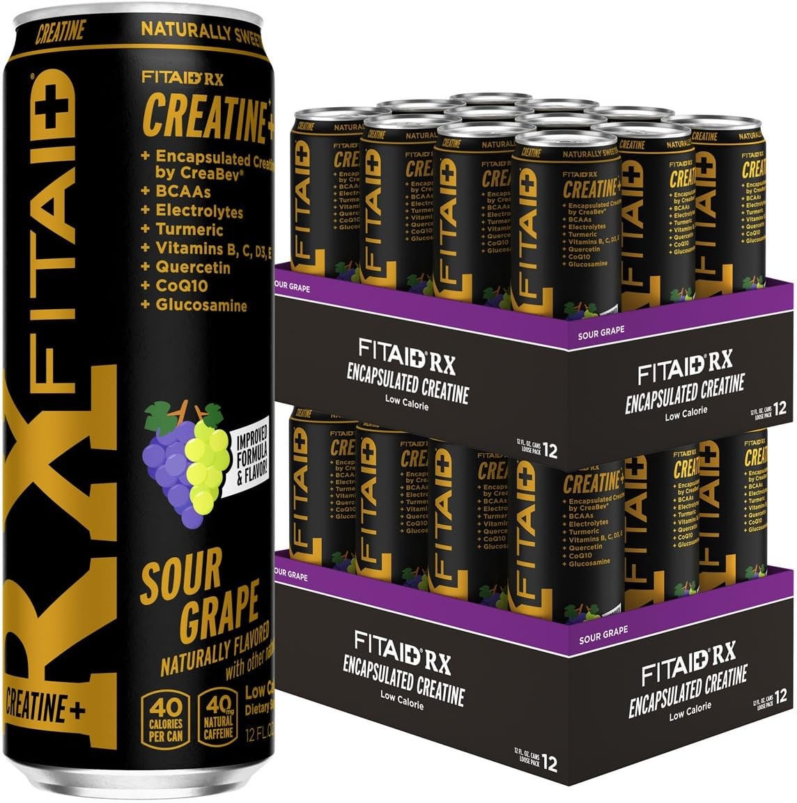 Fitaid Rx Recovery Blend 12 Fl Oz Pack Of 24 Soy Free Energy Drink