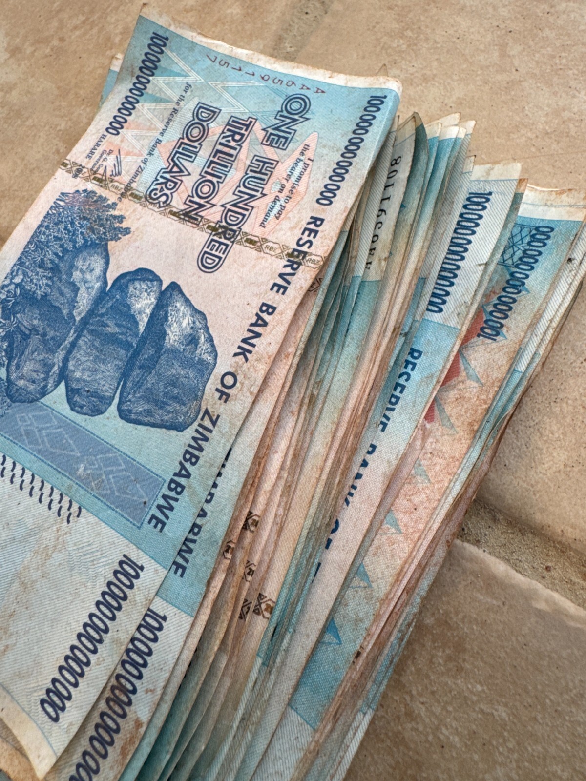 ZIMBABWE 100 TRILLION DOLLAR AA/2008 P-91 CIRCULATED BANKNOTE | 30-DAY PREORDER
