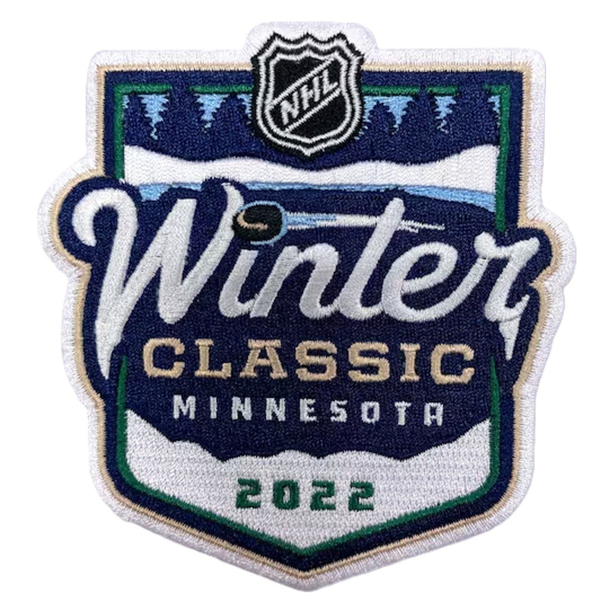 2022 NHL Winter Classic Patch Minnesota Wild vs St Louis Blues 2022 NHL Winter Classic Patch Minnesota Wild vs St Louis Blues