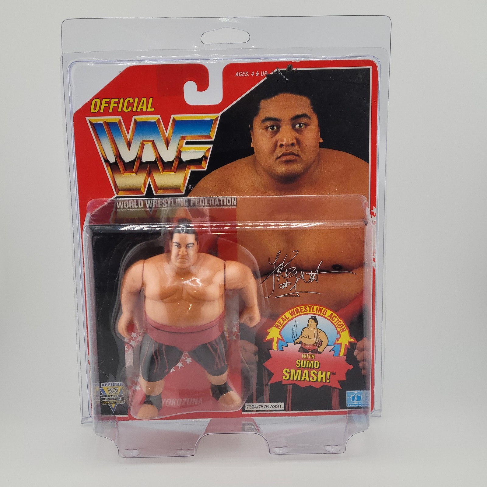 Vintage WWF World Wrestling Federation Yokozuna Action Figure 1993 Hasbro - New