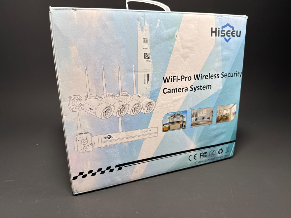 Hiseeu 16CH 4K WiFi Security Camera System 4 Camera 1TB HDD Outdoor