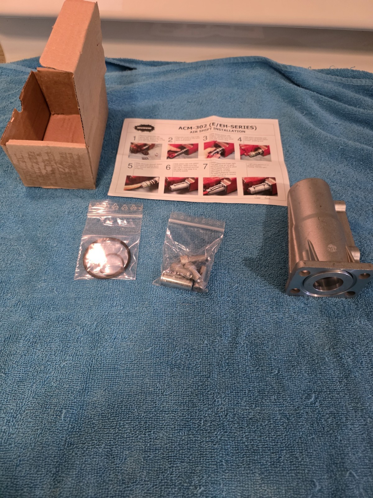 ACM-302 Muncie Air Cylinder Kit, E/EH-Series. GENUINE MUNCIE ACM-302 Muncie Air Cylinder Kit, E/EH-Series. GENUINE MUNCIE