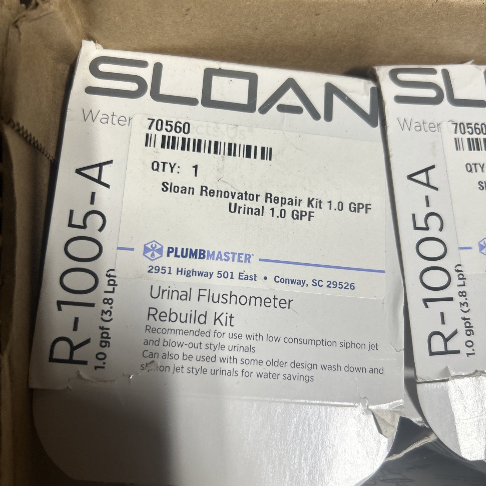 SLOAN 3317005 R1005-A 1.0GPF REGAL SLOAN 3317005 R1005-A 1.0GPF REGAL