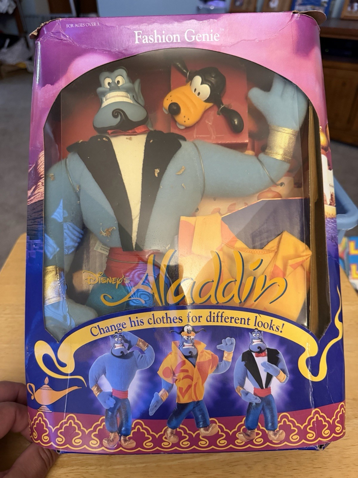 Vintage 1993 Disney Aladdin Fashion Genie Doll- New but Please See Pictures Vintage 1993 Disney Aladdin Fashion Genie Doll- New but Please See Pictures