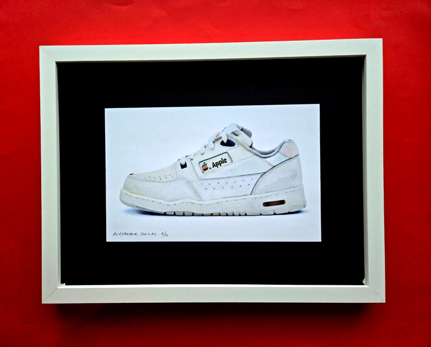 💎ALEXANDER DULAC MY APPLE SNEAKERS Hand Signed Print Only 10 COA
