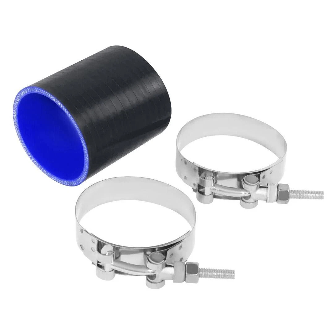 4 Ply Silicone Hose/Intake/Intercooler Pipe Straight Coupler +T Clamps 4\