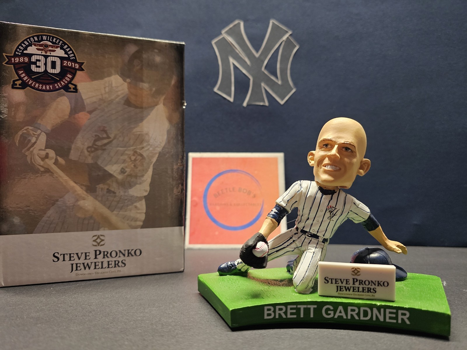 Brett Gardner Scranton/Wilkes-Barre RailRiders MiLB Yankees MLB 2019 SGA...