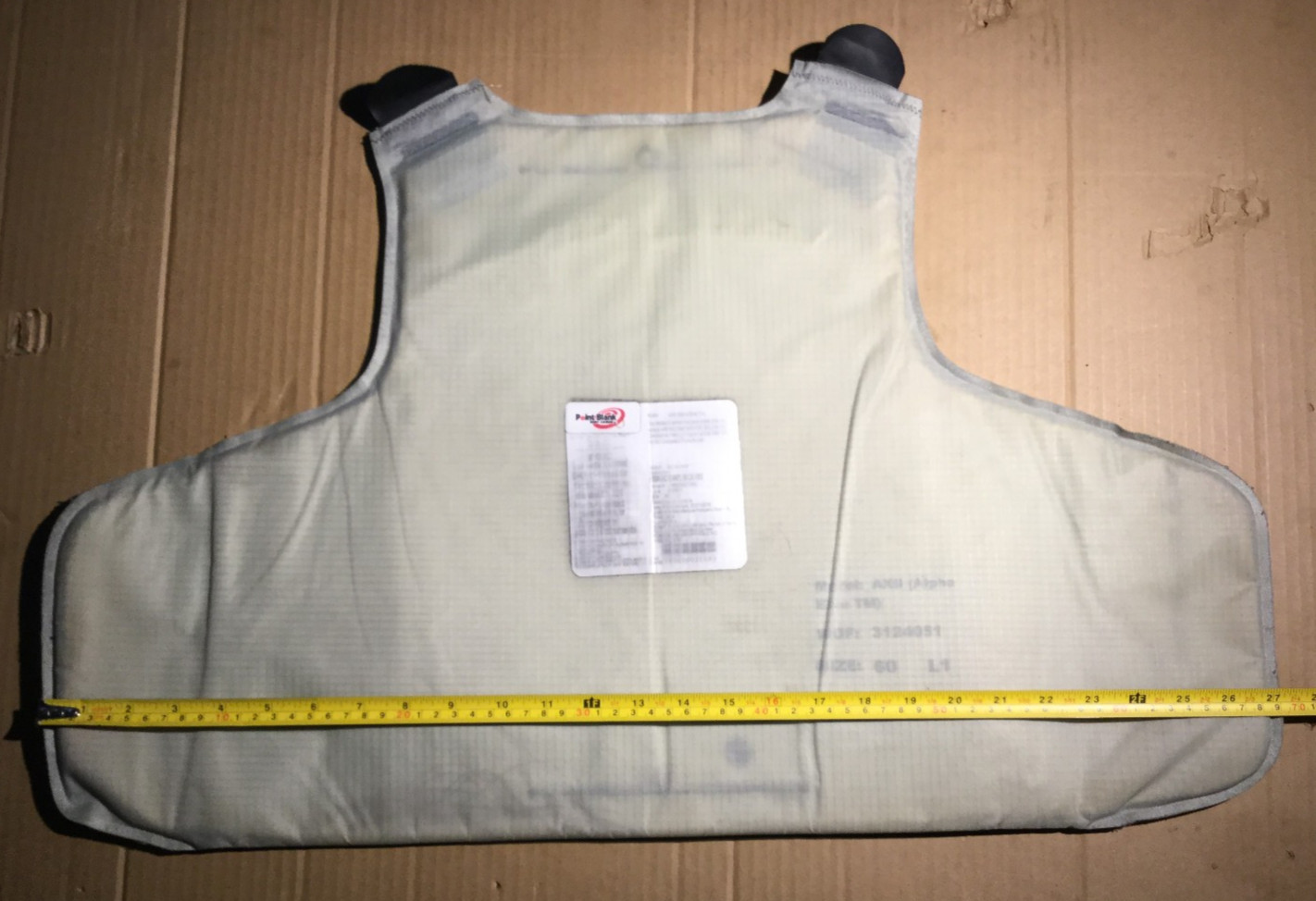 bullet proof  lvl II body armor ballistic+ armor 60 L1 in fair to good condition