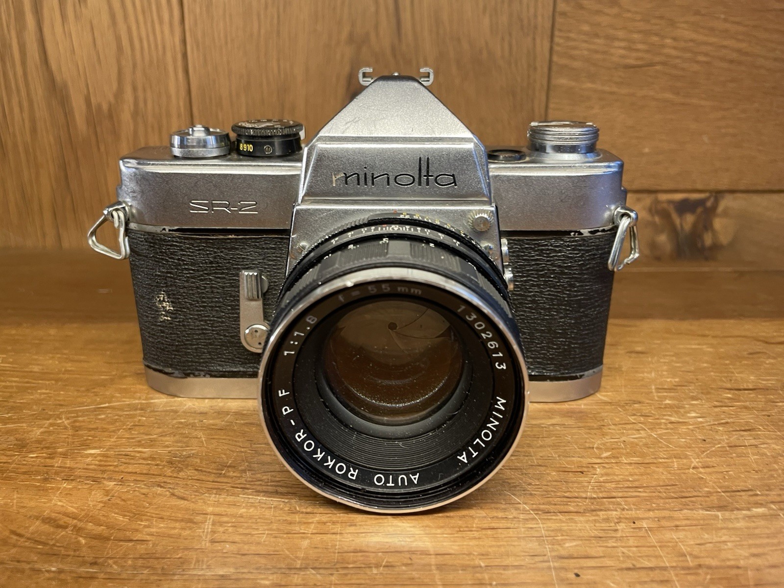 *CLA\'d : Near Mint* Minolta SR-2 Film Camera Auto Rokkor 55mm F/1.8 Lens