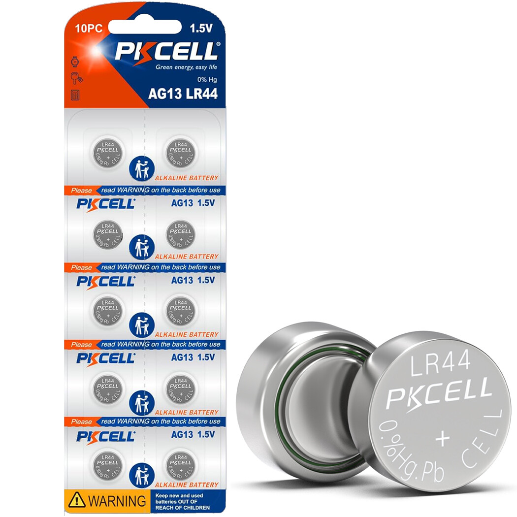 10-50Pcs AG13 LR44 A76 357 LR1154 1.5V Button Coin Cell Watch Keys Batteries