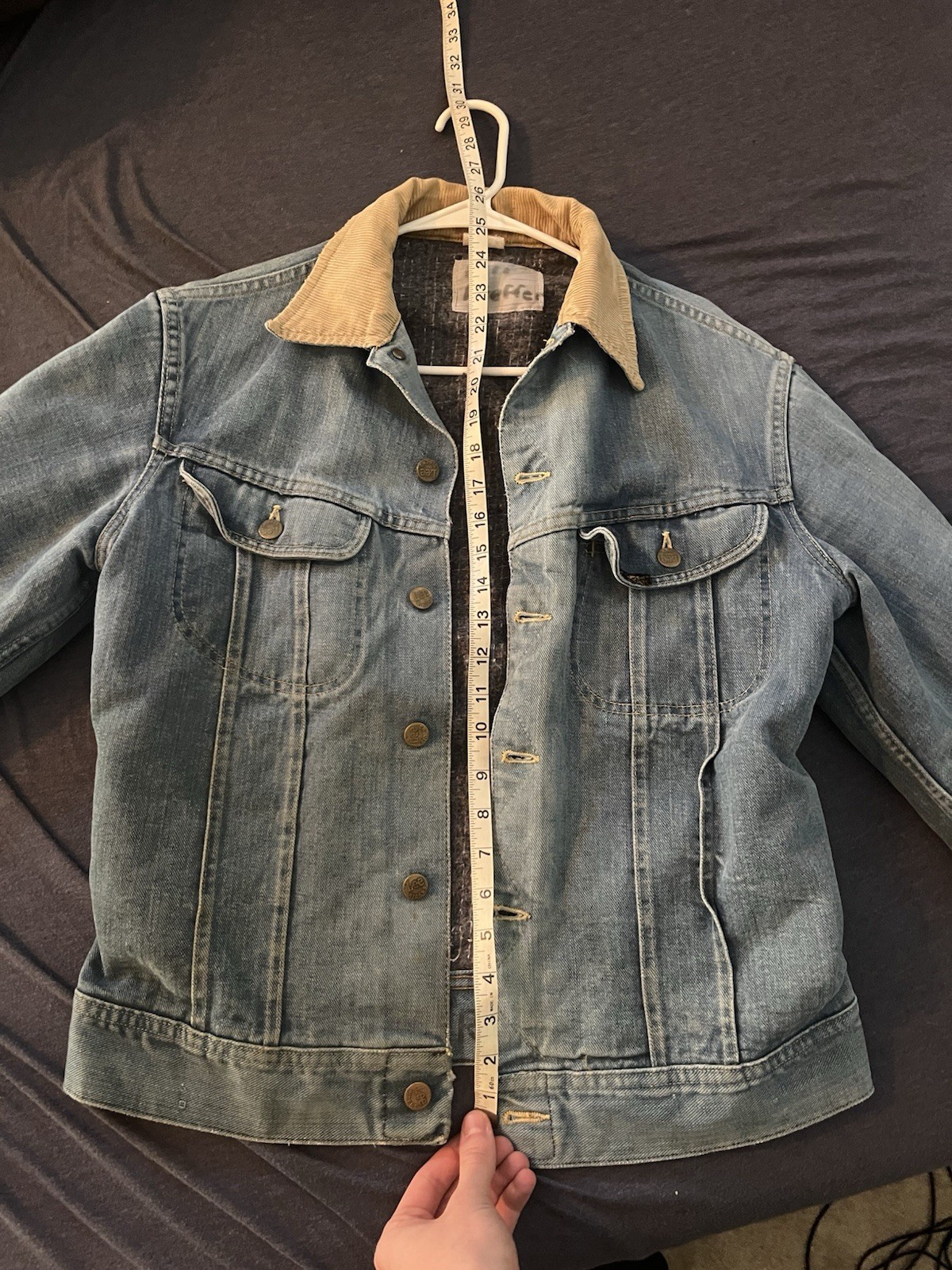 Vintage Lee Storm Rider Denim Jacket 101J 70s Made In USA  Size Medium