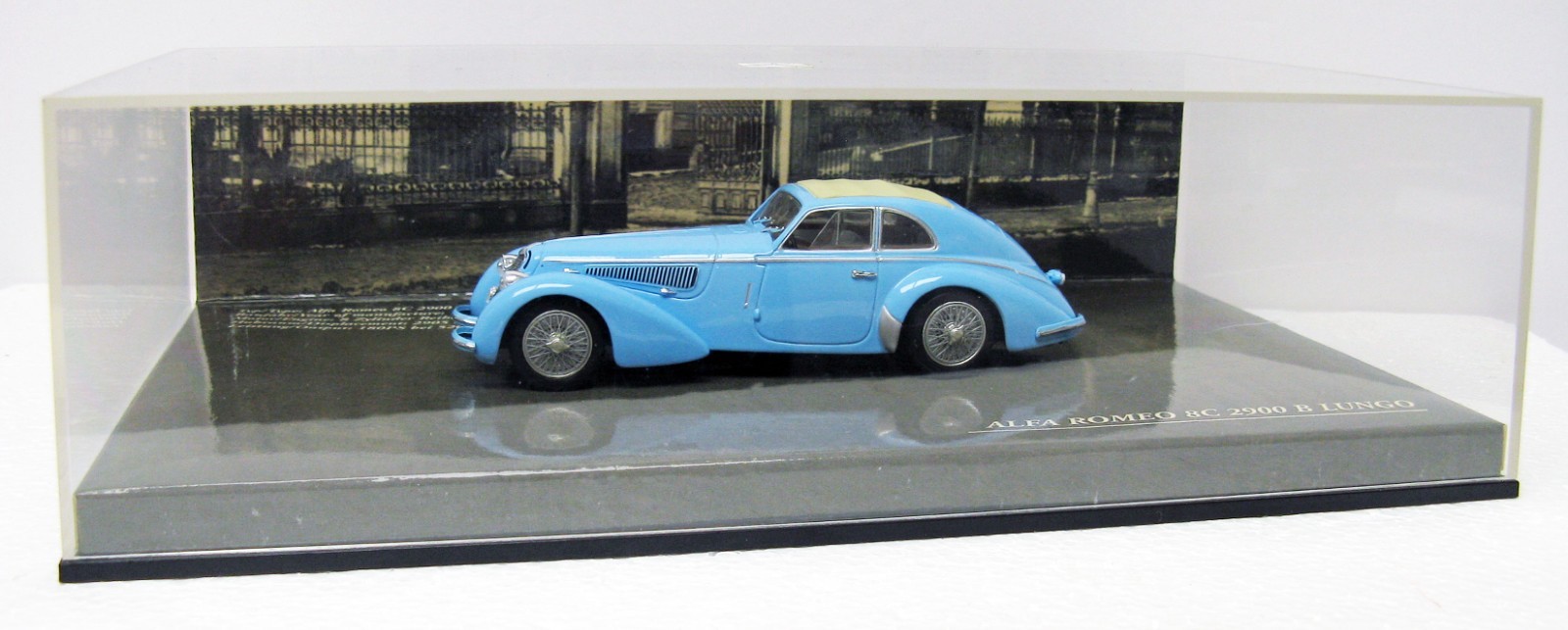 1938 Alfa Romeo 8C 2900 B Lungo blue 1/43 Minichamps 436 120420 MB 1938 Alfa Romeo 8C 2900 B Lungo blue 1/43 Minichamps 436 120420 MB