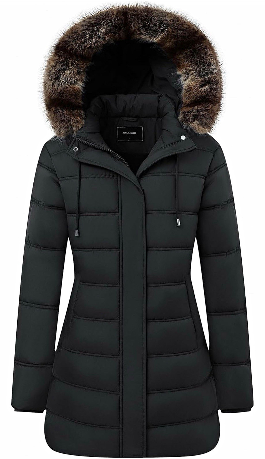 TYBBNY  Women\'s Winter Coat Waterproof Long Insulated Parka with Detachable Hood