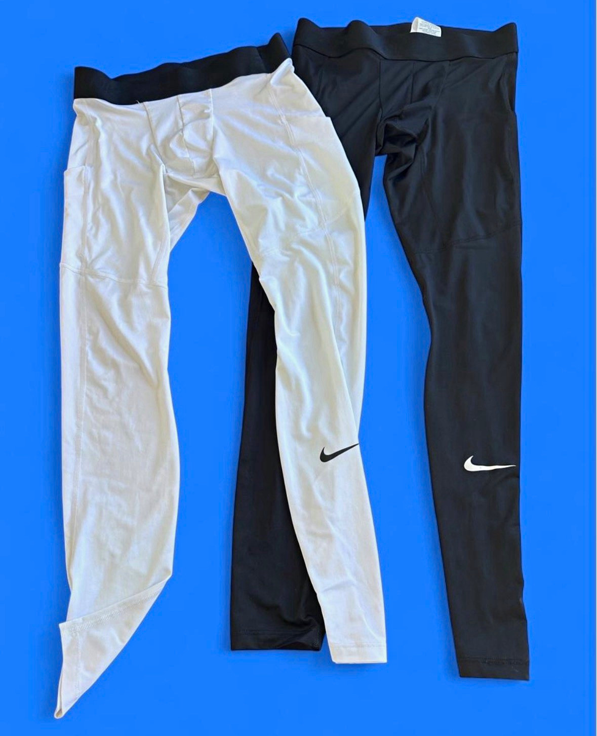 Nike Pro Dri-FIT Men\'s M Compression tights  Lot 2 Black White