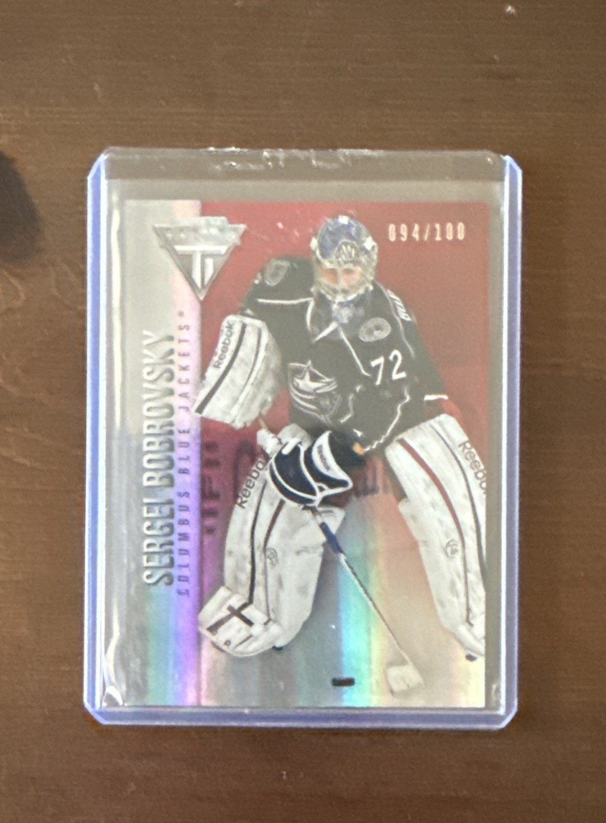 2013-14 Panini Titanium - Sergei Bobrovsky #88 Draft Position Number /100