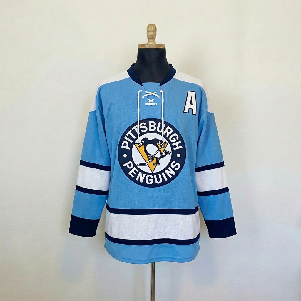 Evgeni Malkin #71 Penguins 2008 Light Blue CCM Throwback NWT