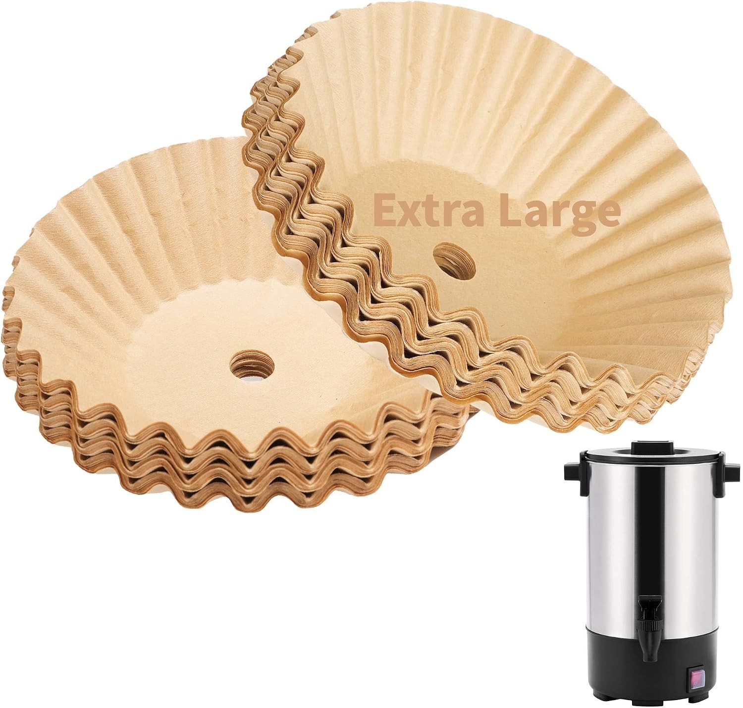 120 Pcs Large Coffee Filters for Sybo Commercial Coffee Maker 30 Cup |