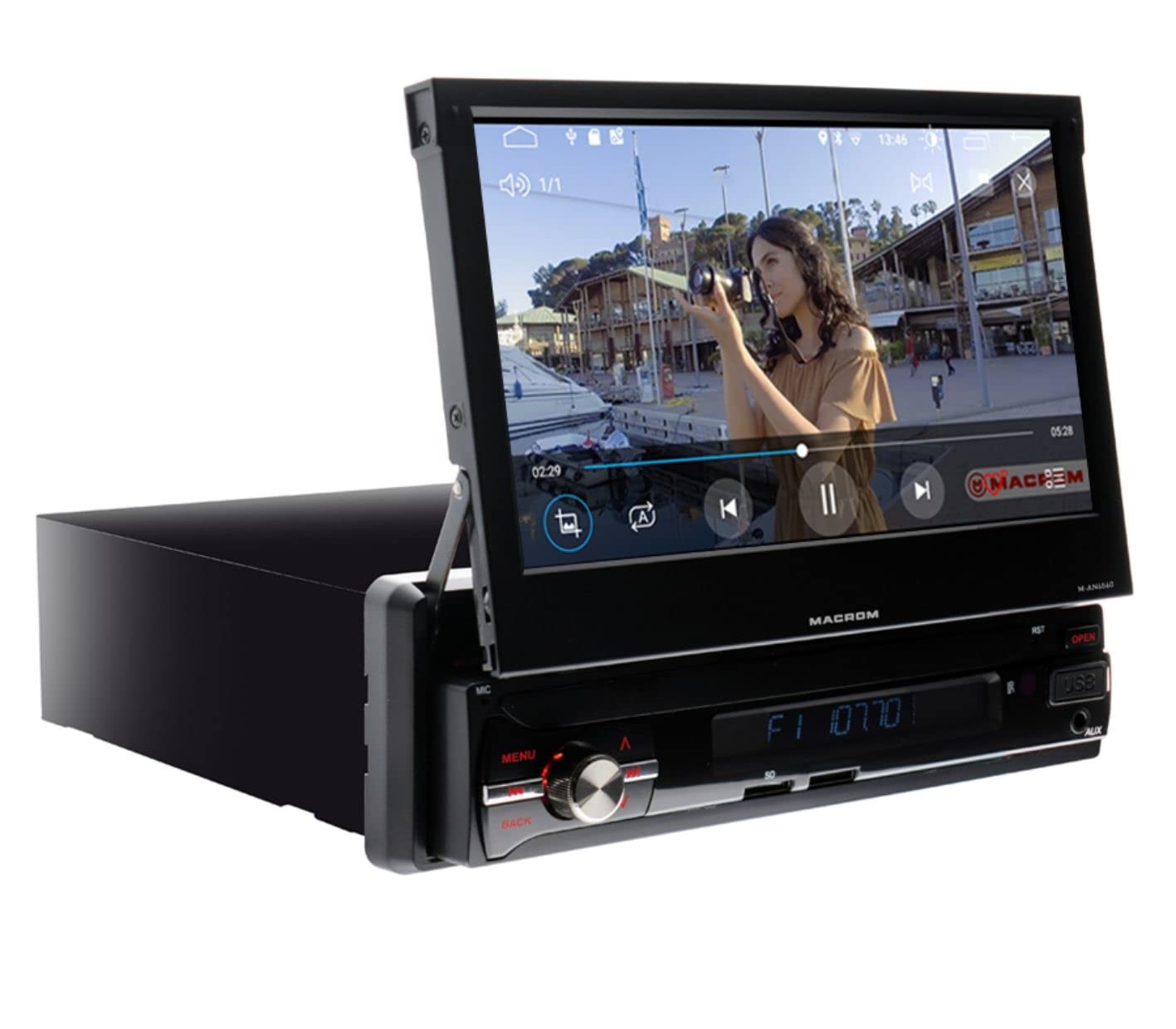 Macrom M-AN6560DAB Multimedia Source 1 DIN Motorized 7\
