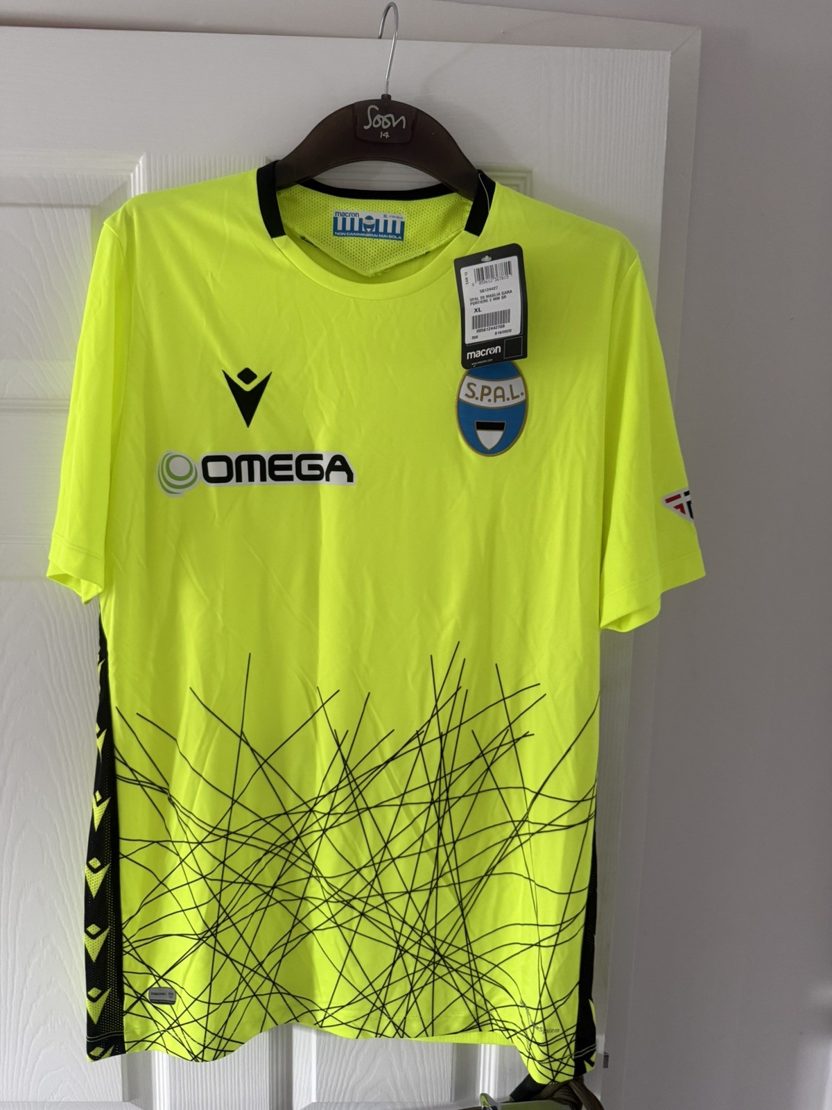 SPAL Ferrara 2020 GK Shirt - BNWT, Size XL , Official Macron