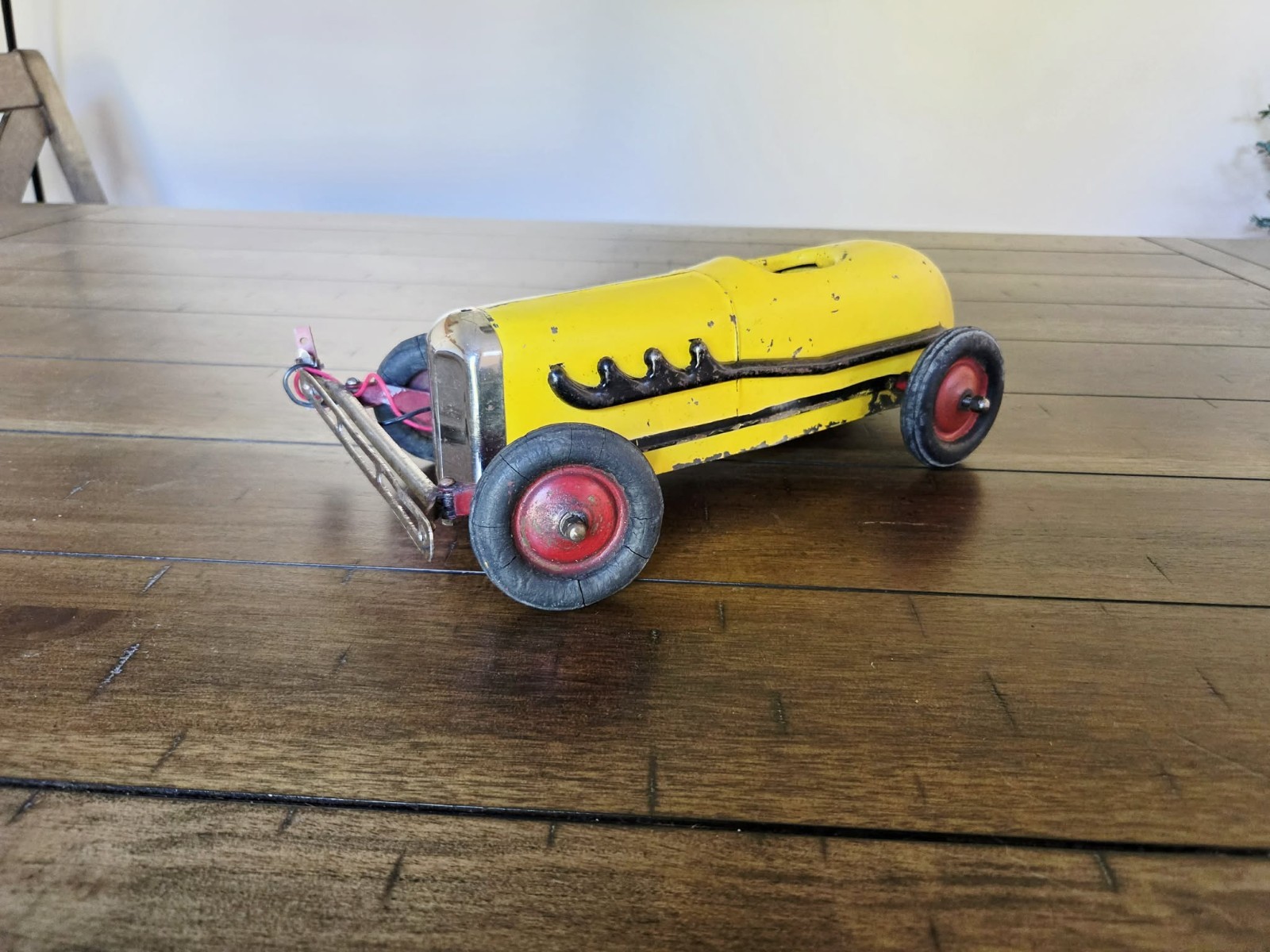 Vintage 1930s Kokomo ELECTRICAR Pressed Steel Race Car Toy Vintage 1930s Kokomo ELECTRICAR Pressed Steel Race Car Toy