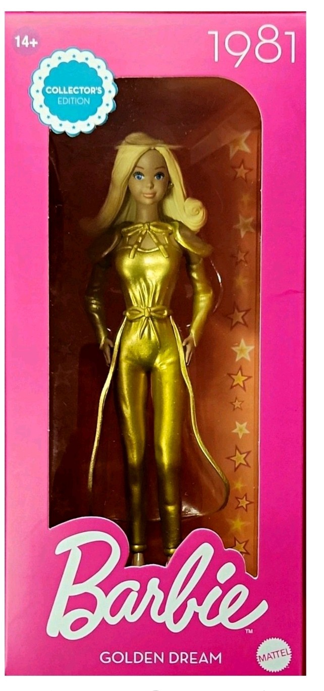 Barbie Collectible Figure 1981 Golden Dream 6 Barbie Collectible Figure 1981 Golden Dream 6