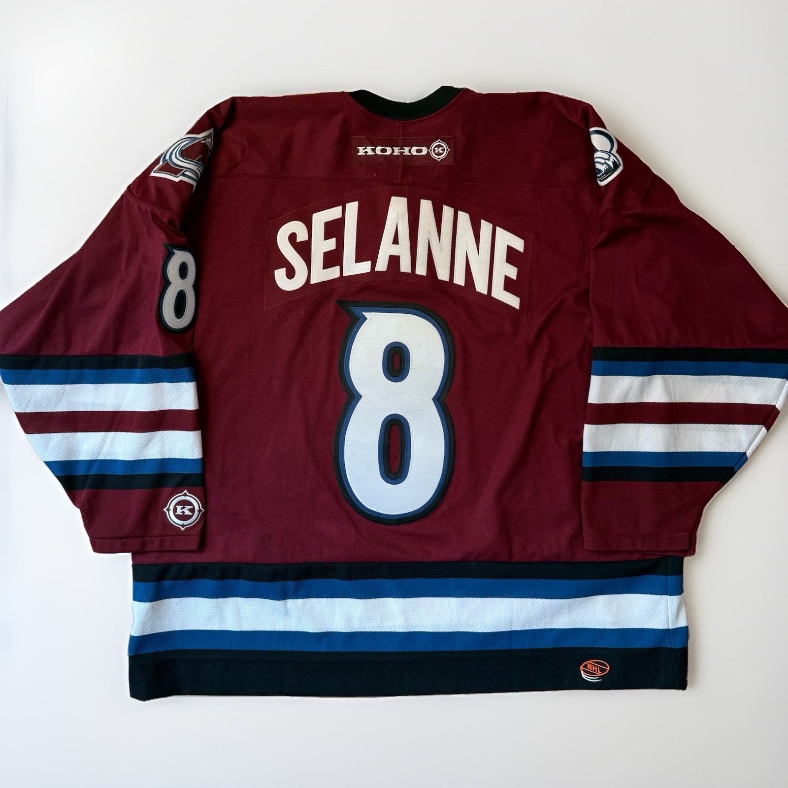 Colorado Avalanche Teemu Selanne Jersey 2XL Maroon Made in Canada NHL Hockey Colorado Avalanche Teemu Selanne Jersey 2XL Maroon Made in Canada NHL Hockey