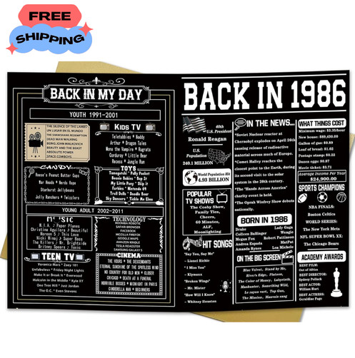 Jumbo 40Th Birthday Card Gifts for Women Men | Funny Turning 40 Year