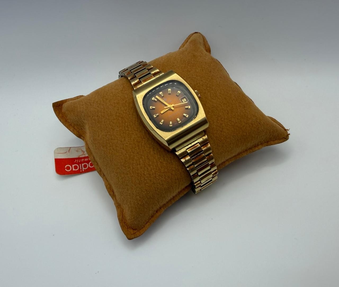 Zodiac automatic Vintage Gold Plated Ladies Watch
