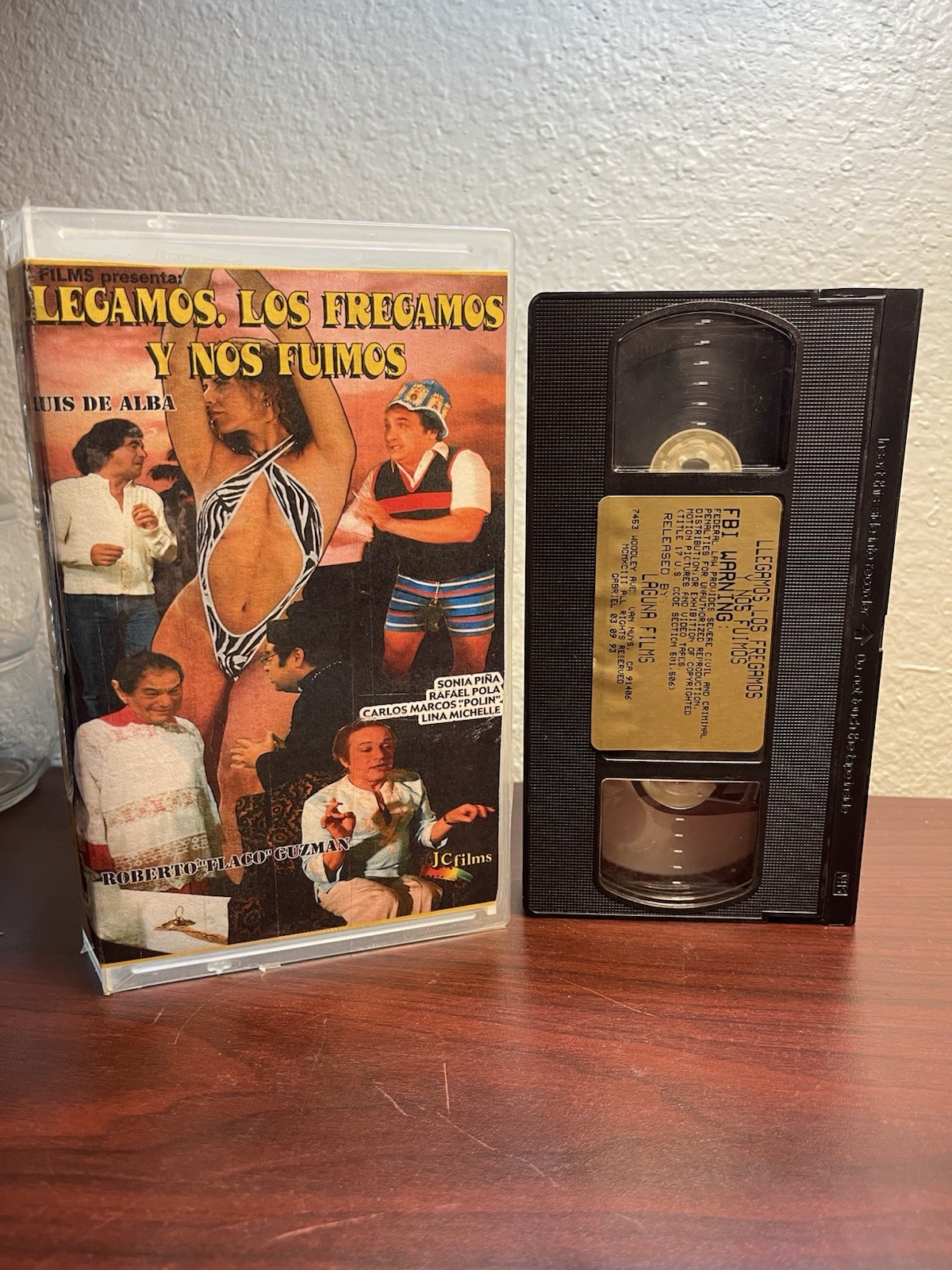 Llegamos Los Fregamos Y Nos Fuimos VHS Pelicula Mexicana Luis De Alba Comedia
