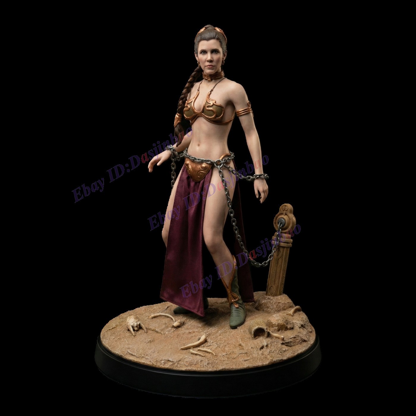Leia Chain 1/12 1/8 1/6 1/4 1/3 1/2 3D Print Model Kit Unpainted Unassembled