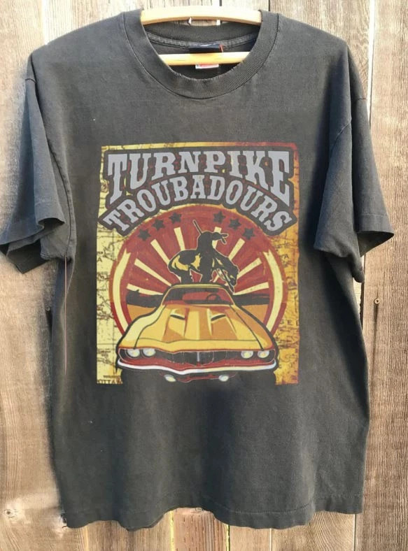 Turnpike Troubadours Band Graphic Charcoal Unisex T shirt Men Women S-5XL BO3167