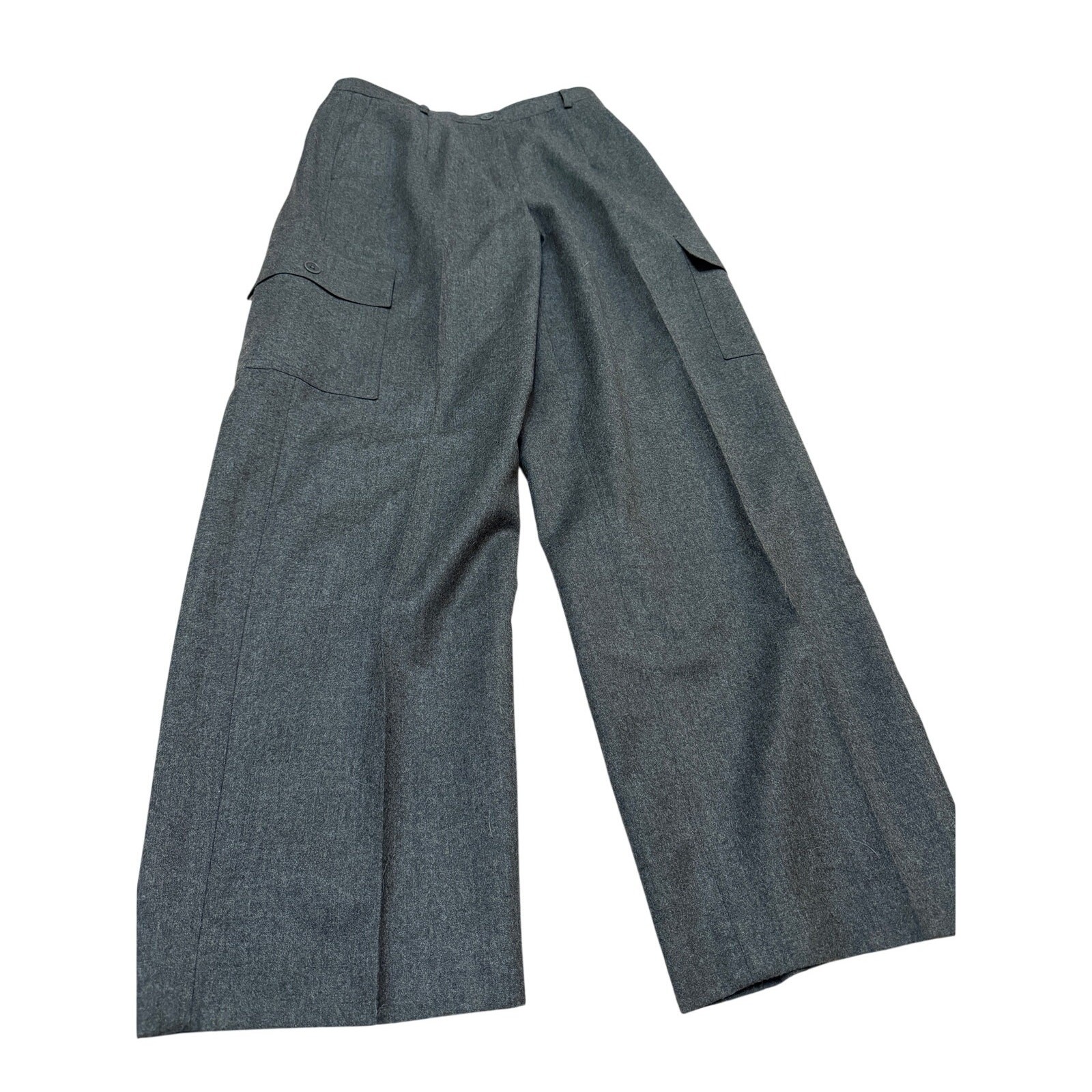 Talbots 100% Wool Dress Trousers - Gray - Size 10 Talbots 100% Wool Dress Trousers - Gray - Size 10