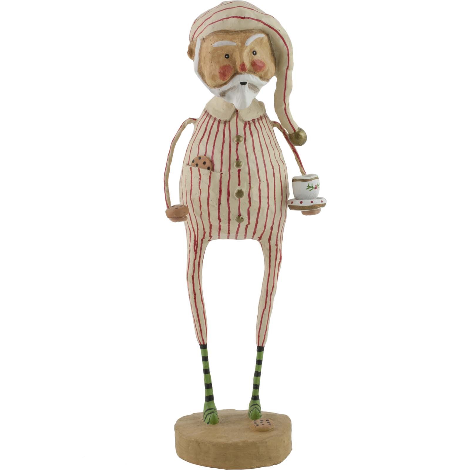 Lori Mitchell Late Night Snack Santa Claus Christmas Figure Folk Art Figurine