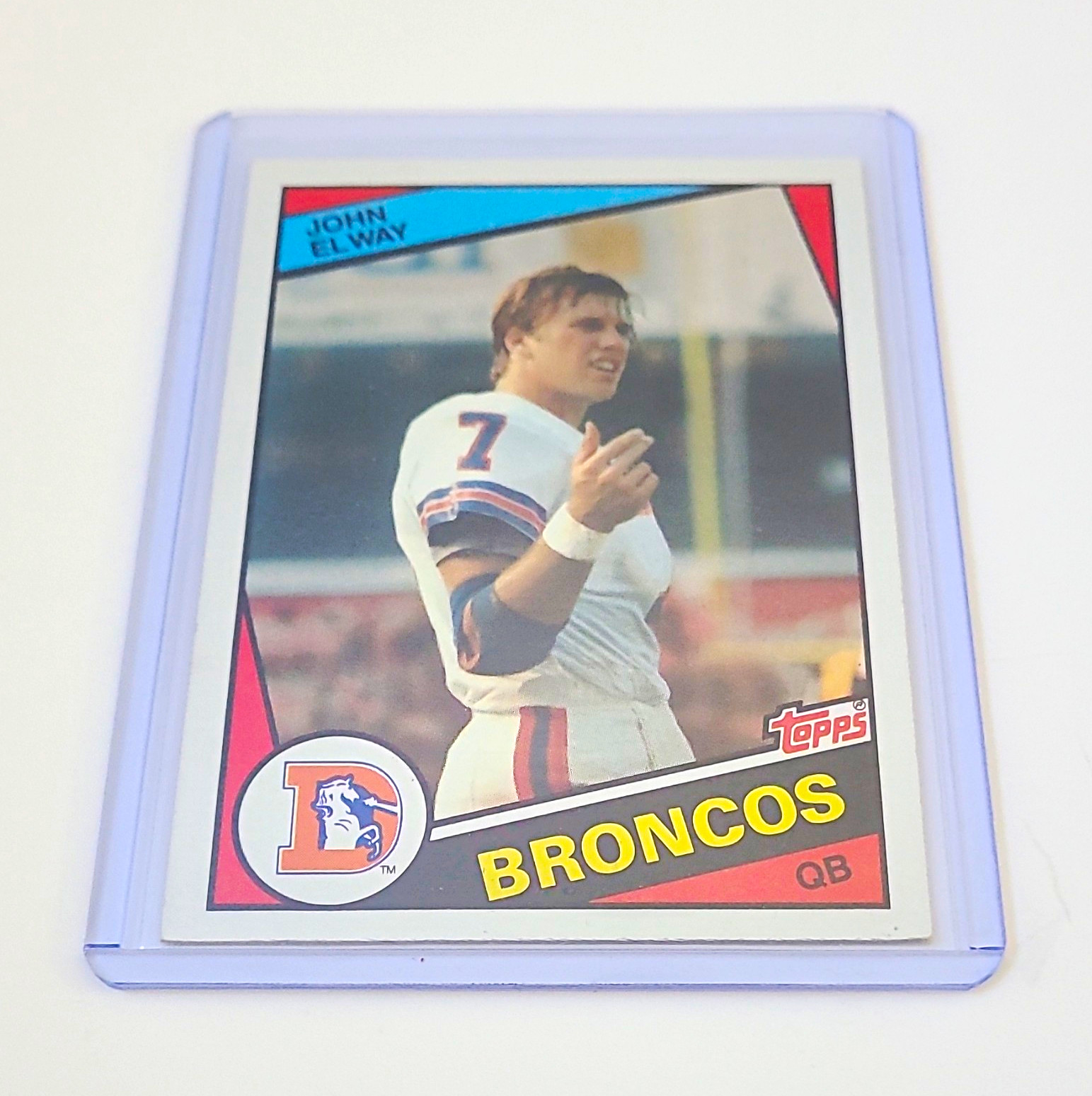 Topps 1984 John Elway Rookie #63 NFL Denver Broncos Football Card