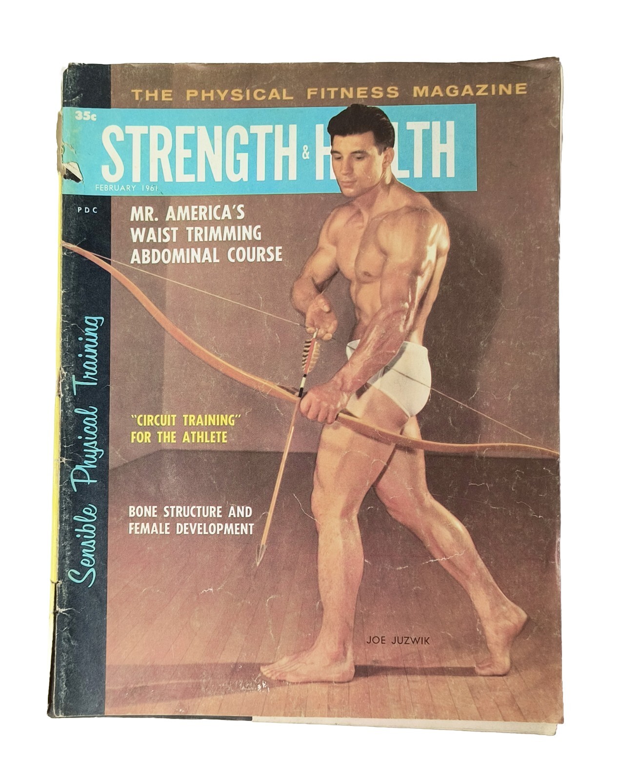 February 1961 Strength & Health Magazine Joe Juzwik Gen Parchman Vintage L4 February 1961 Strength & Health Magazine Joe Juzwik Gen Parchman Vintage L4