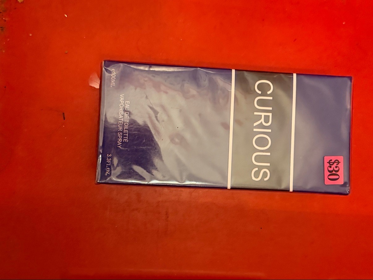 Curious Eau de Toilette 100ml 3.3oz Natural Spray New in Box