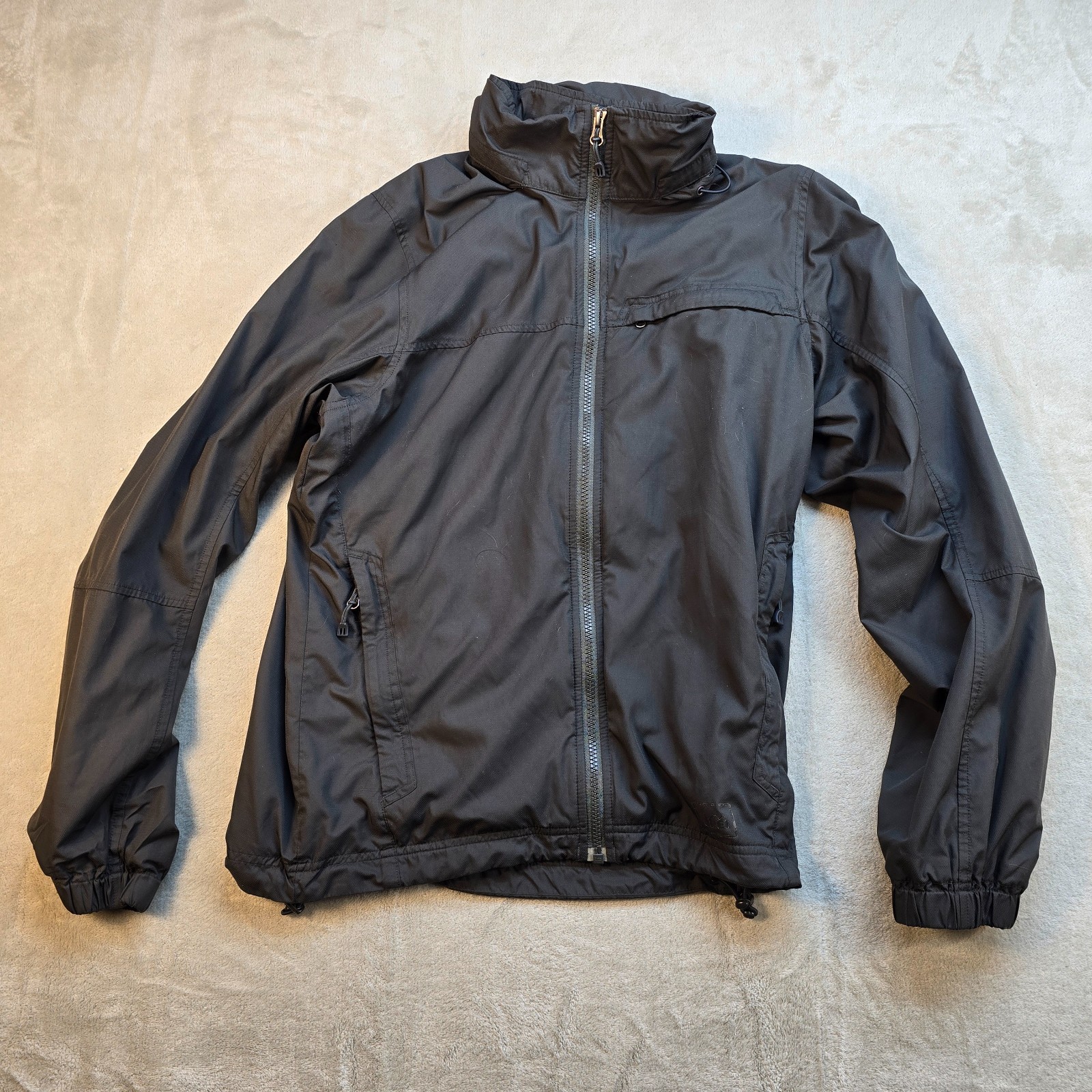 REI Co-Op Rain Jacket Full Zip Hooded Sm Nylon Shell Waterproof Coat Black Men’s REI Co-Op Rain Jacket Full Zip Hooded Sm Nylon Shell Waterproof Coat Black Men’s