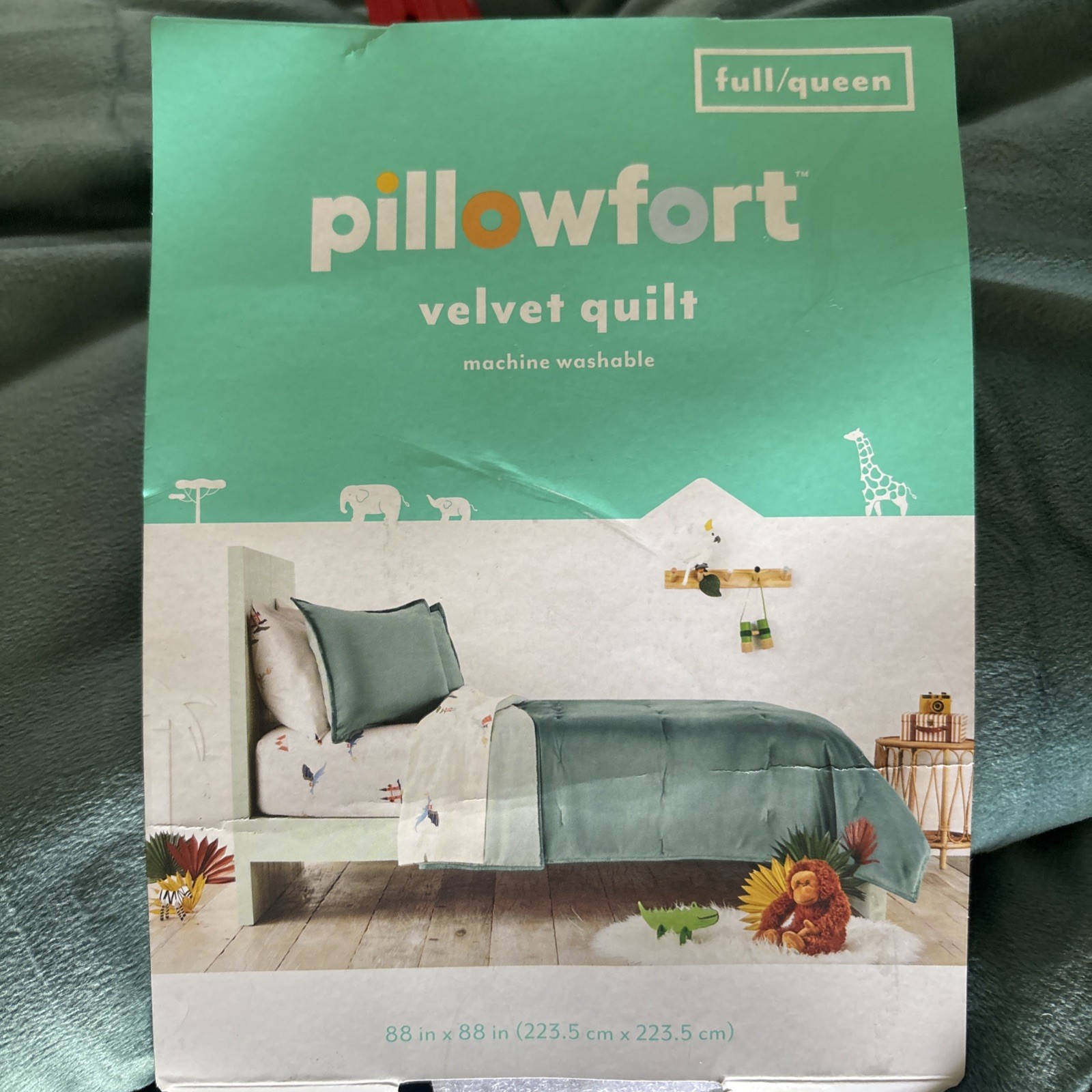 Pillowfort Vintage Wash Quilt Full/Queen Size NWT